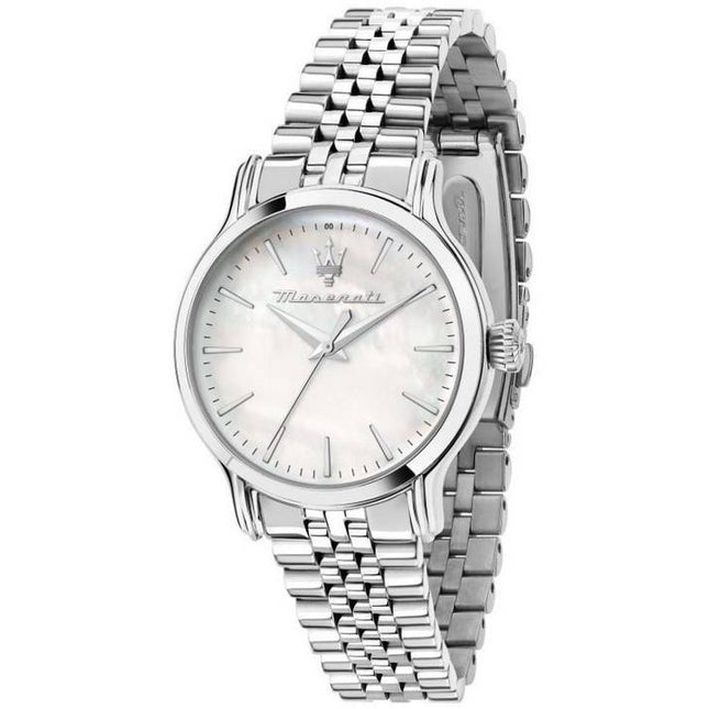Maserati Epoca Stainless Steel Mother Of Pearl Dial Quartz R8853118521 100M Women's Watch