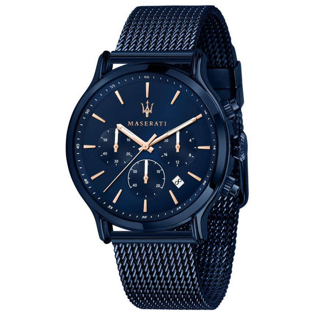 Maserati Blue Edition Chronograph Blue Dial Quartz R8873618010 100M Mens Watch
