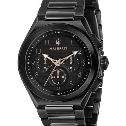 Maserati Triconic Chronograph Quartz R8873639003 100M Mens Watch