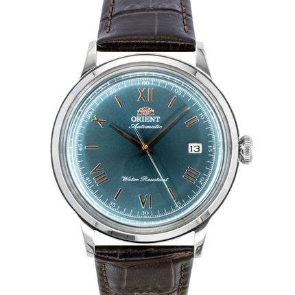 Orient Classic Leather Strap Green Dial Automatic RA-AC0023E Men's Watch