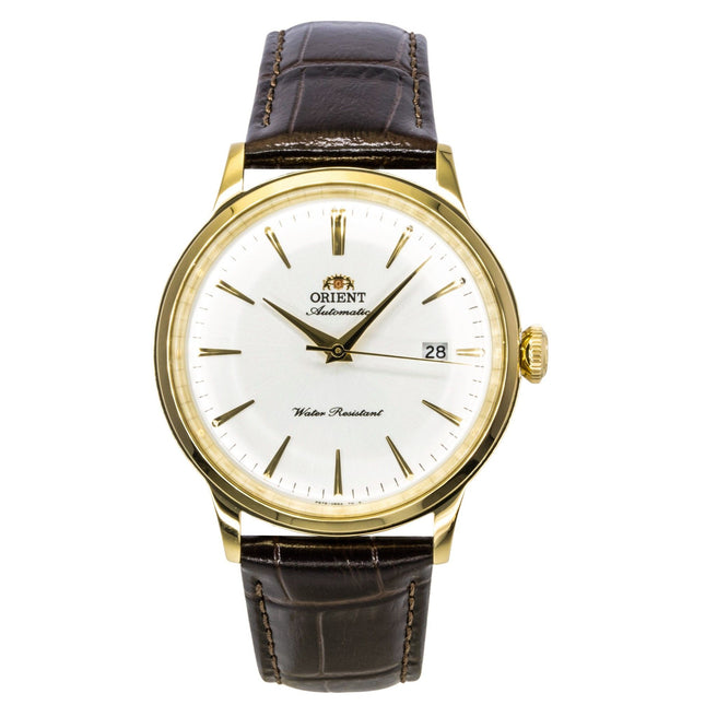 Orient Classic Bambino Leather Strap White Dial Automatic RA-AC0028S Men's Watch