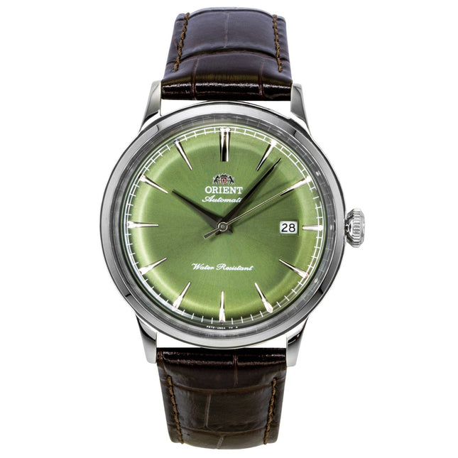 Orient Classic Bambino Leather Strap Green Dial Automatic RA-AC0029E Men's Watch