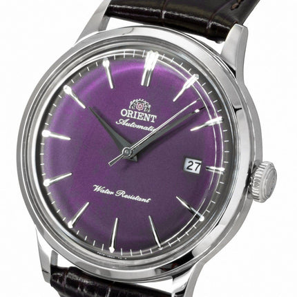 Orient Classic Bambino Leather Strap Purple Dial Automatic RA-AC0032V Men's Watch