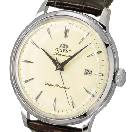 Orient Classic Bambino Leather Strap Ivory Dial Automatic RA-AC0033Y Men's Watch