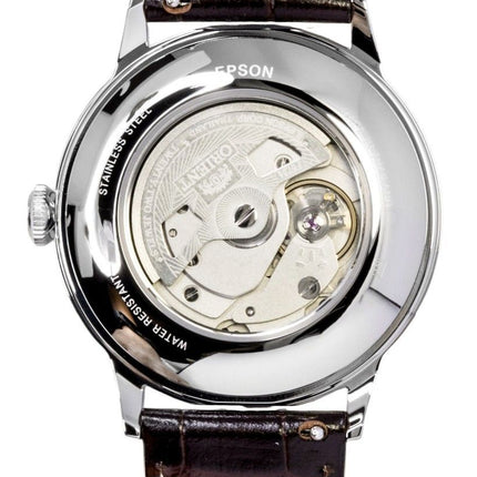 Orient Classic Bambino Leather Strap Bordeaux Dial Automatic RA-AC0037R Men's Watch