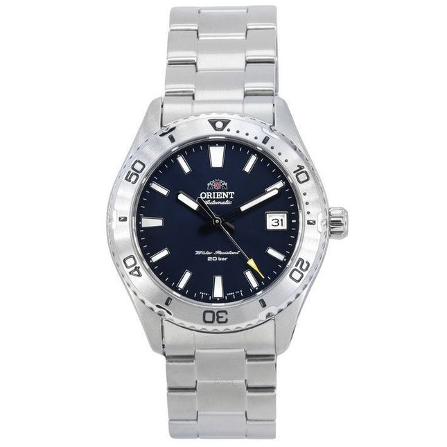 Orient Sports Mako Stainless Steel Blue Dial Automatic Diver's RA-AC0Q02L10B RA-AC0Q02L30B 200M Men's Watch