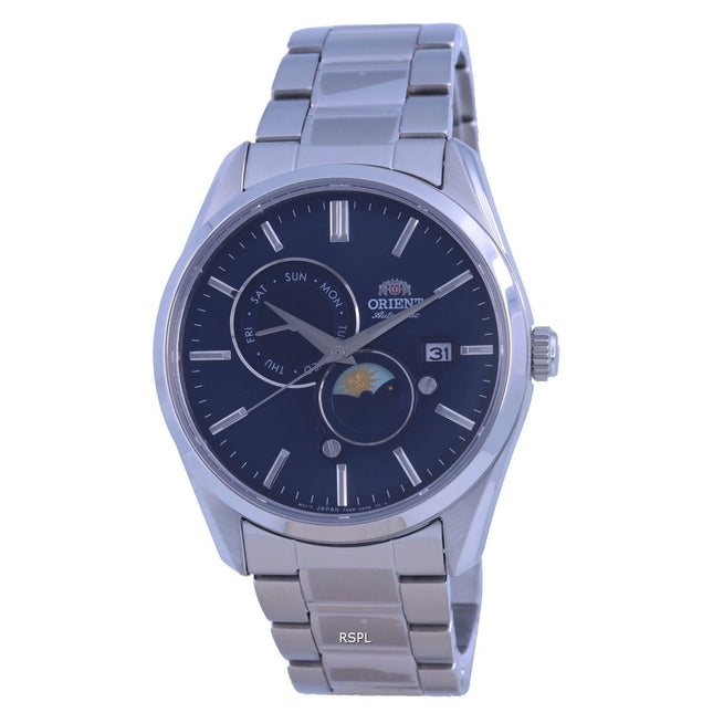 Orient Contemporary Sun & Moon Blue Dial Automatic RA-AK0308L10B RA-AK0308L30B Men's Watch