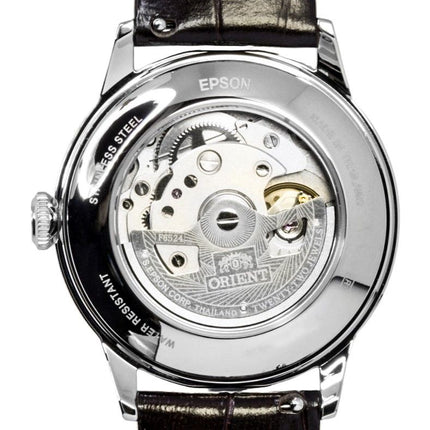 Orient Classic Bambino Leather Strap White Dial Automatic RA-BB0002S Men's Watch
