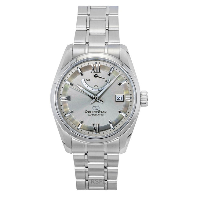 Orient Star Contemporary Stainless Steel Grey Dial Automatic RE-AU0110N 100M Men's Watch