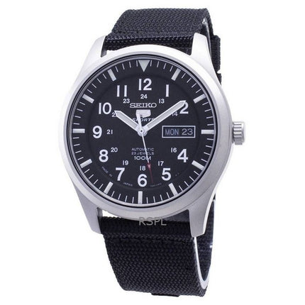 Refurbished Seiko Black Dial Automatic Sports SNZG15J1 Men's Watch