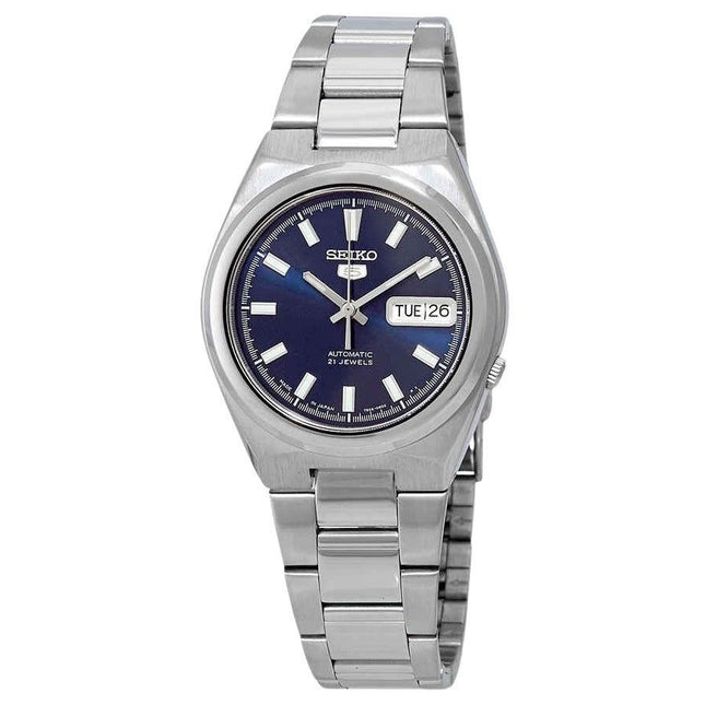Refurbished Seiko Stainless Steel Blue Dial Automatic SNKC51J1 Men's Watch