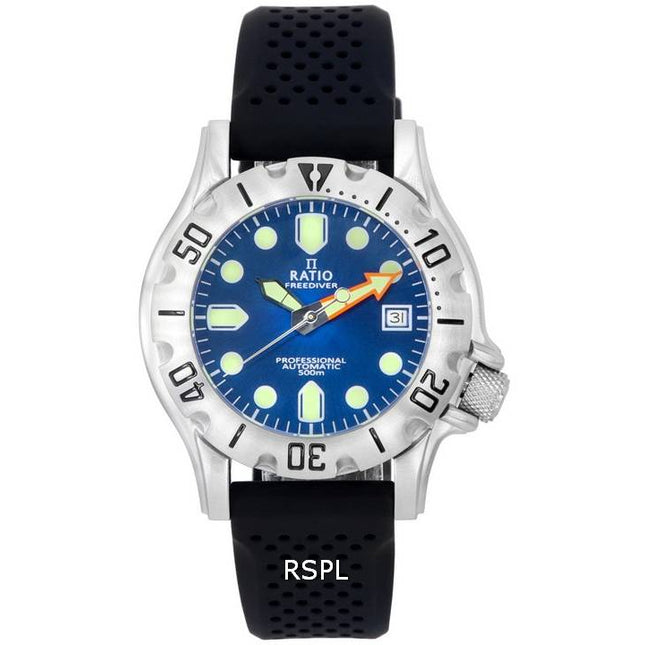 Ratio FreeDiver Professional Sapphire Blue Sunray Dial Automatic RTF013 500M Men's Watch