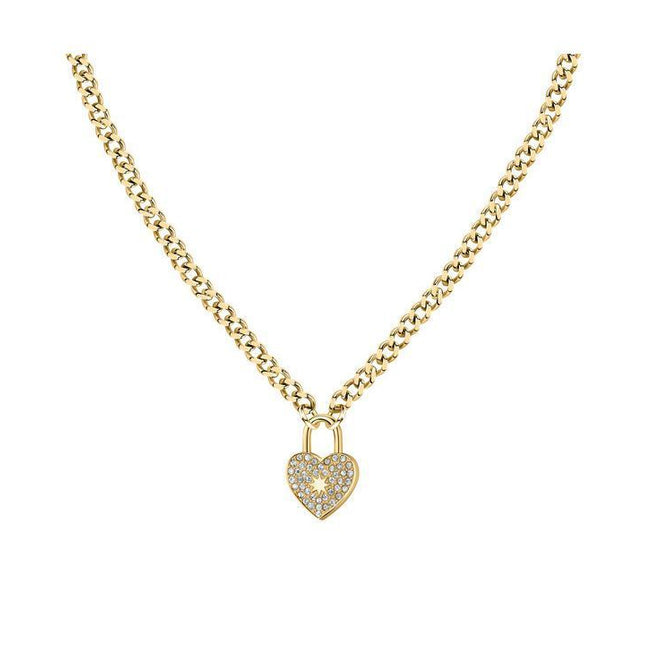Morellato Abbraccio Gold Tone Stainless Steel Necklace SABG25 For Women