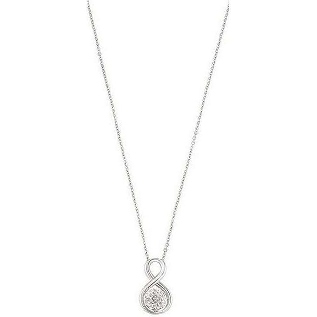 Morellato Luminosa Stainless Steel Crystals SAET03 Womens Necklace