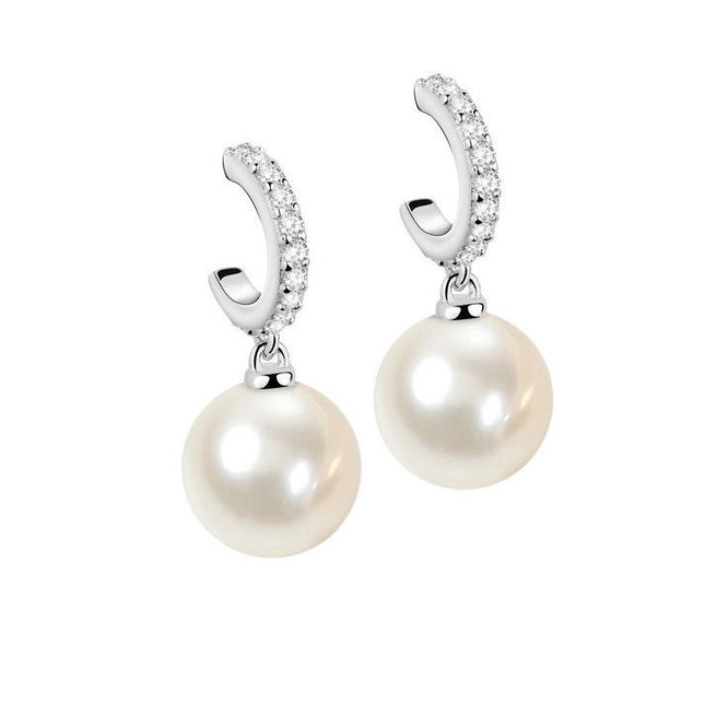 Morellato Perla Essenziale Silver Tone Earrings SANH03 For Women