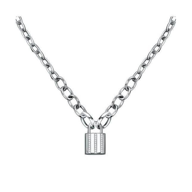 Morellato Abbraccio Stainless Steel And Bronze Necklace SAUB01 For Women