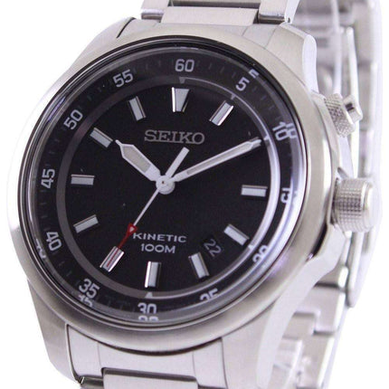 Refurbished Seiko Neo Sports Kinetic 100M Black Dial SKA685 SKA685P1 SKA685P Men's Watch