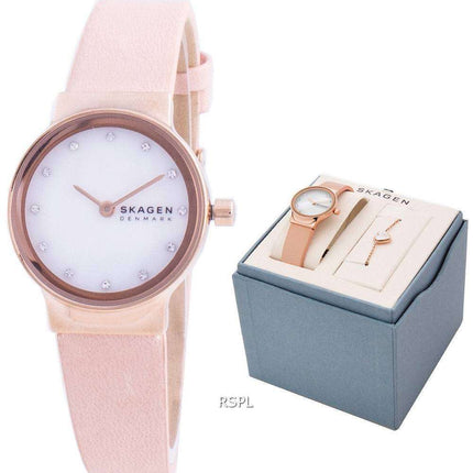 Skagen Freja SKW1113 Quartz Diamond Accents With Gift Set Women's Watch