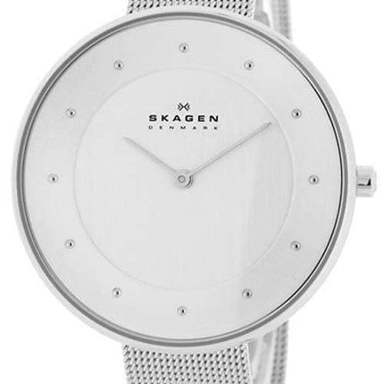 Skagen Gitte Silver Dial Crystals Stainless Steel SKW2140 Women's Watch