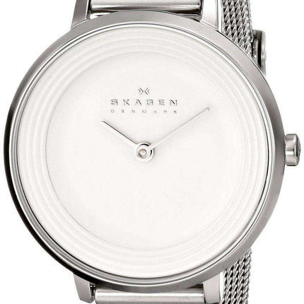 Skagen Ditte Silver Dial Stainless Steel Mesh Bracelet SKW2211 Women's Watch