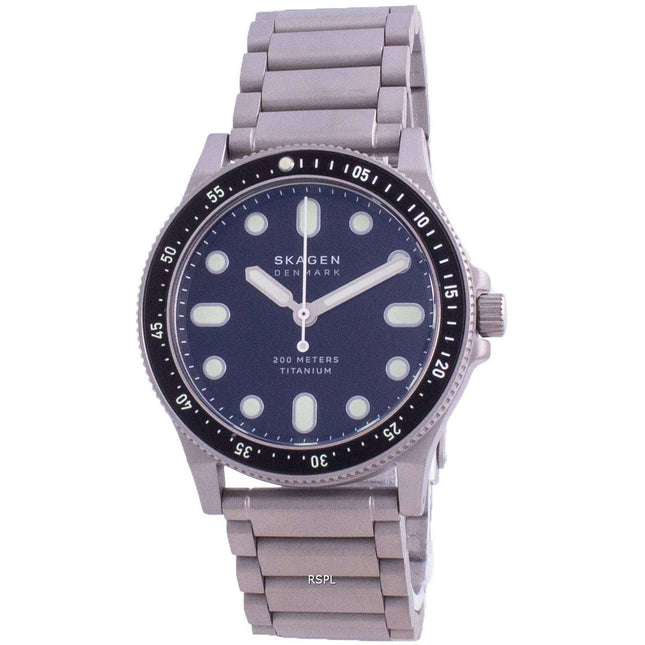 Skagen Fisk Titanium Limited Edition Quartz SKW6671 200M Mens Watch