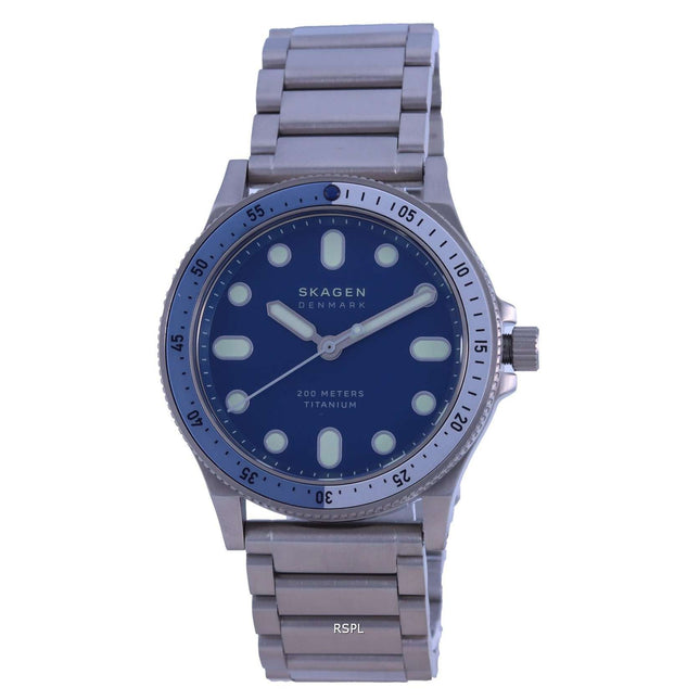 Skagen Fisk Limited Edition Titanium Divers Quartz SKW6717 200M Mens Watch