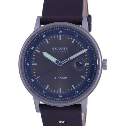 Skagen Henriksen Grey Dial Titanium Quartz SKW6753 Mens Watch