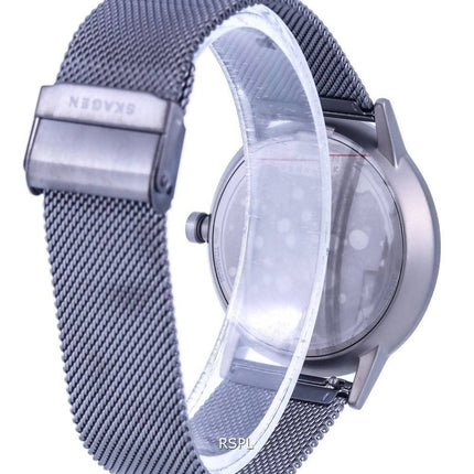 Skagen Henriksen Stainless Steel Mesh Blue Dial Quartz SKW6754 Mens Watch