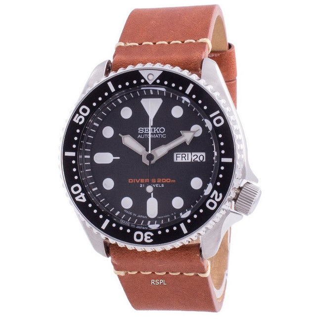 Seiko Automatic Divers SKX007J1-var-LS21 200M Japan Made Mens Watch