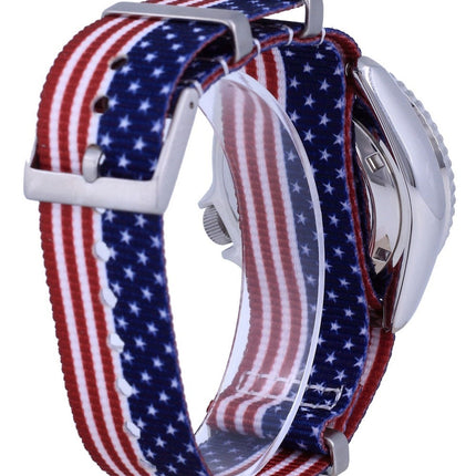 Seiko Automatic Divers Japan Made Polyester SKX007J1-var-NATO27 200M Mens Watch