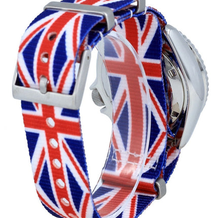 Seiko Automatic Divers Japan Made Polyester SKX007J1-var-NATO28 200M Mens Watch