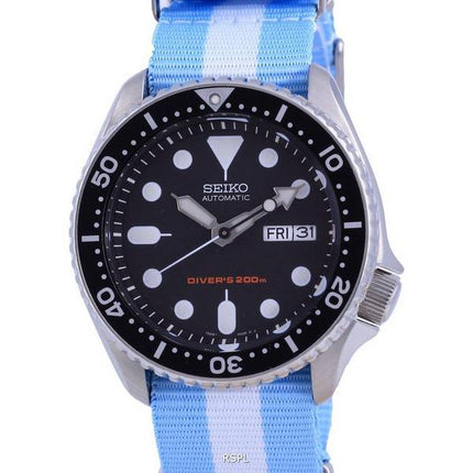Seiko Automatic Divers Polyester SKX007K1-var-NATO24 200M Mens Watch