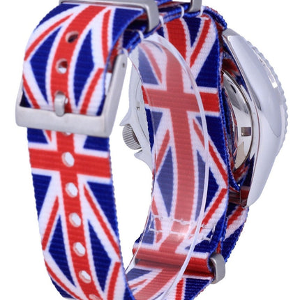 Seiko Automatic Divers Polyester Japan Made SKX009J1-var-NATO28 200M Mens Watch