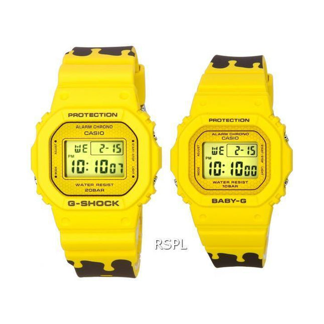 Casio G-Shock And Baby-G Digital Honey Inspired Limited Edition Quartz SLV-22B-9 SLV22B-9 Couple Watch