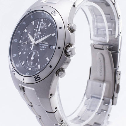 Refurbished Seiko Titanium Chronograph SND419 SND419P1 SND419P Men's Watch