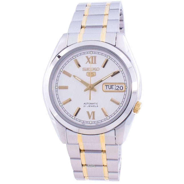 Seiko 5 Automatic White Dial SNKL57 SNKL57K1 SNKL57K Men's Watch