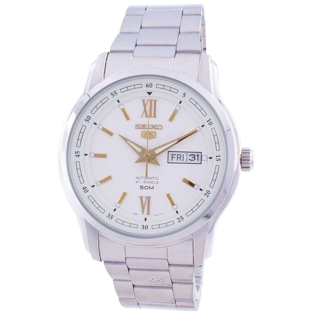 Seiko 5 Automatic White Dial SNKP15 SNKP15K1 SNKP15K Men's Watch