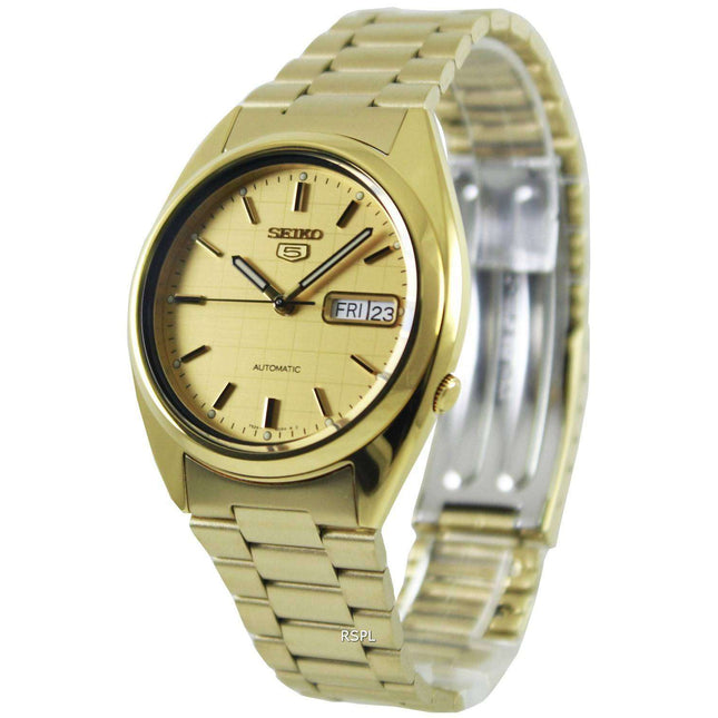 Refurbished Seiko 5 Automatic Gold Dial SNXL72K1 SNXL72K Men's Watch