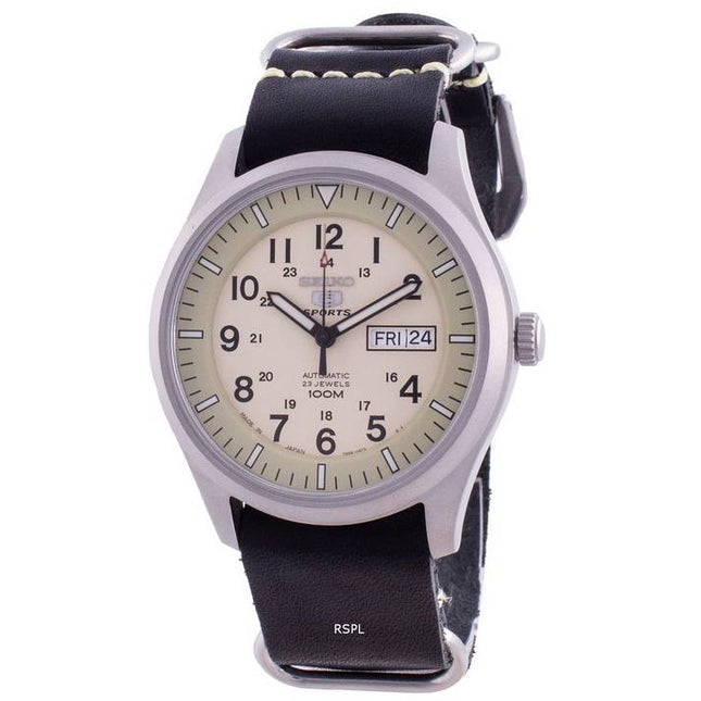 Seiko 5 Sports Military Automatic SNZG07J1-var-LS19 100M Japan Made Men's Watch