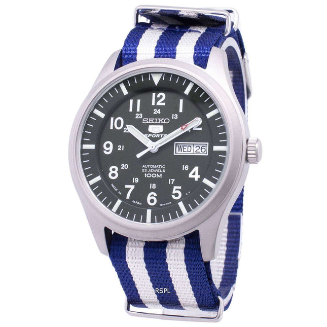 Seiko 5 Sports Automatic Japan Made Nato Strap SNZG09J1-NATO2 Men's Watch