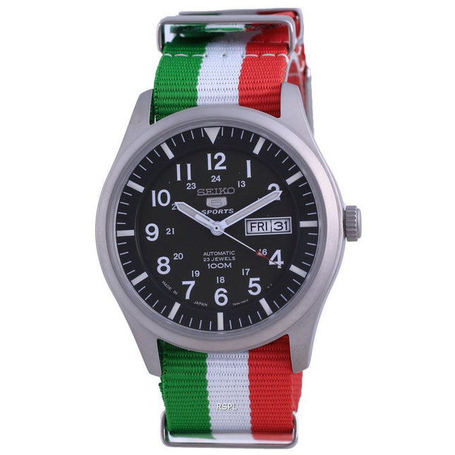 Seiko 5 Sports Automatic Japan Made SNZG09J1-var-NATO23 100M Mens Watch