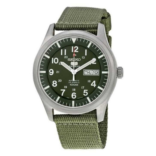 Refurbished Seiko 5 Military Automatic Sports SNZG09 SNZG09K1 SNZG09K Men's Watch
