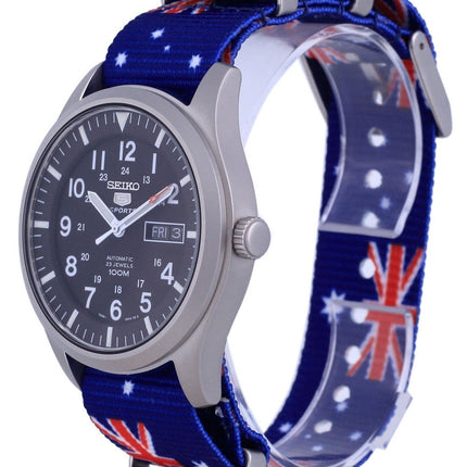 Seiko 5 Sports Automatic Polyester SNZG15K1-var-NATO30 100M Mens Watch