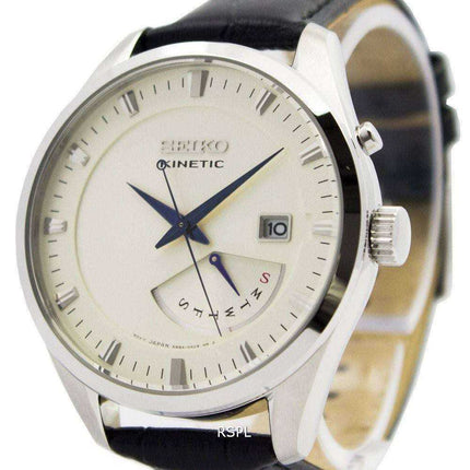 Refurbished Seiko Kinetic Leather Strap SRN071 SRN071P1 SRN071P Men's Watch