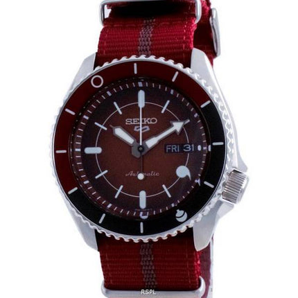 Seiko 5 Sports Sarada Uchiha Limited Edition Automatic SRPF67 SRPF67K1 SRPF67K 100M Mens Watch
