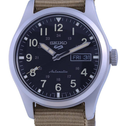 Refurbished Seiko 5 Sports Field Black Dial Automatic SRPG35 SRPG35K1 SRPG35K 100M Men's Watch