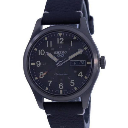Seiko 5 Sports Field Collection Brown Dial Leather Strap Automatic SRPG41 SRPG41K1 SRPG41K 100M Mens Watch