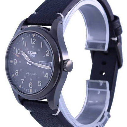 Seiko 5 Sports Field Collection Brown Dial Leather Strap Automatic SRPG41 SRPG41K1 SRPG41K 100M Mens Watch