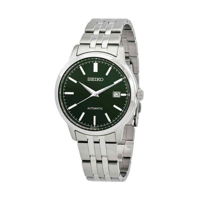 Seiko Discover More Stainless Steel Green Dial 23 Jewels Automatic SRPH89K1 100M Men's Watch