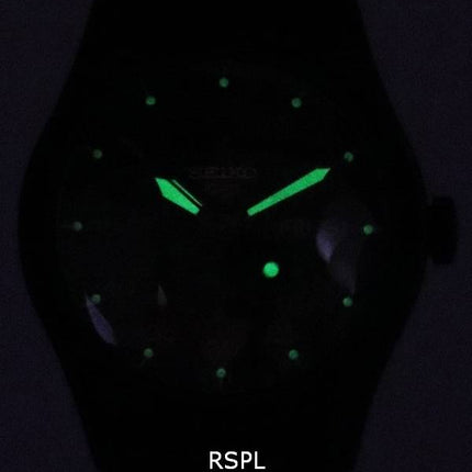 Seiko 5 Sports Stealth Nylon Strap Black Dial Automatic SRPJ11 SRPJ11K1 SRPJ11K 100M Men's Watch